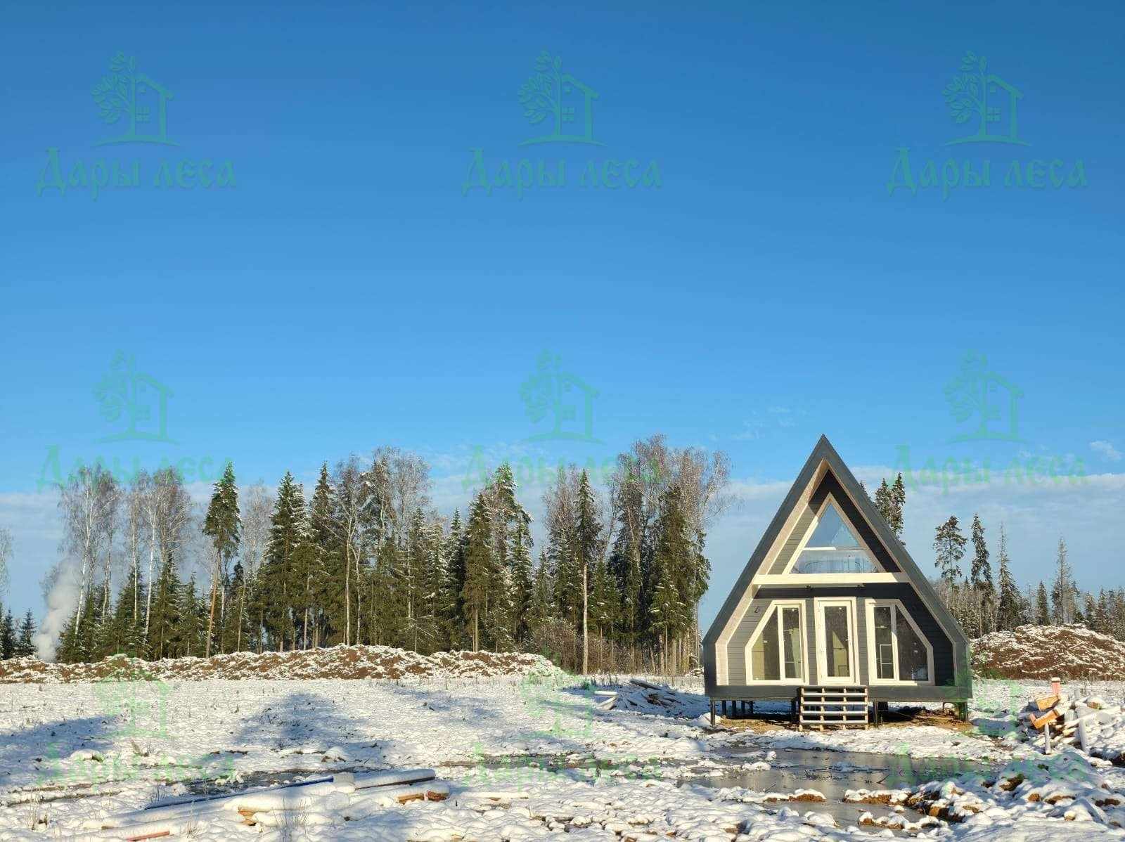 А-фрейм 6х8 под ключ