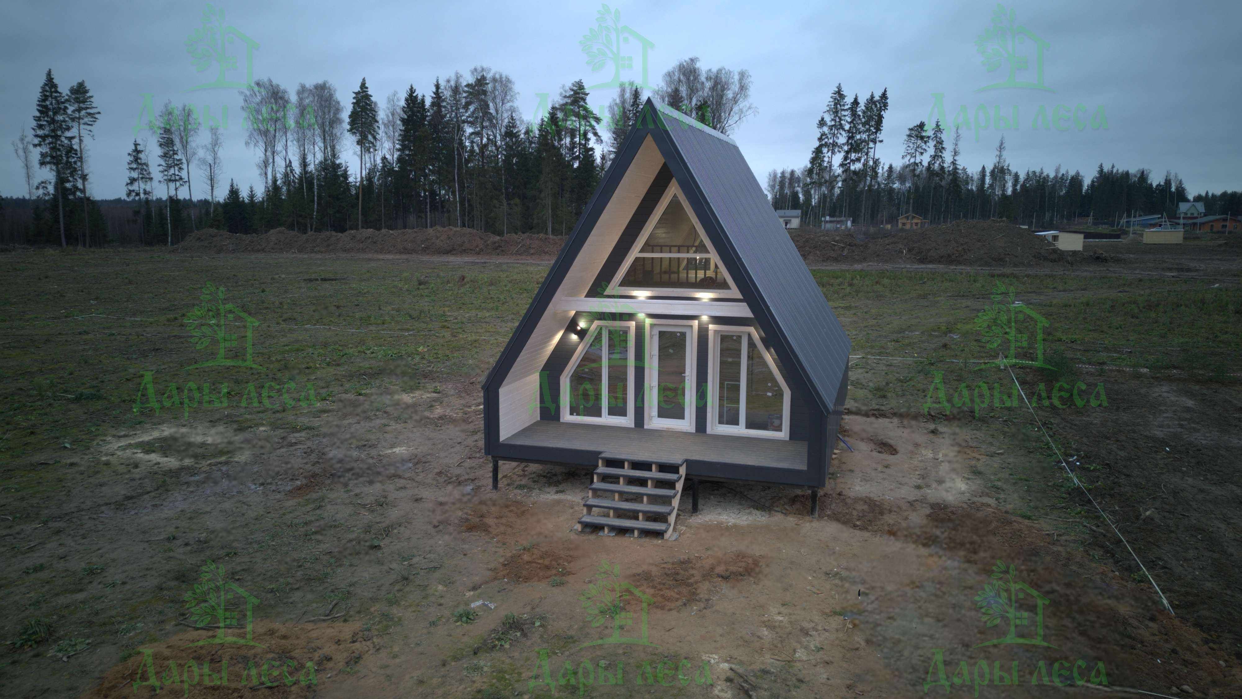 А-фрейм 6х8 под ключ