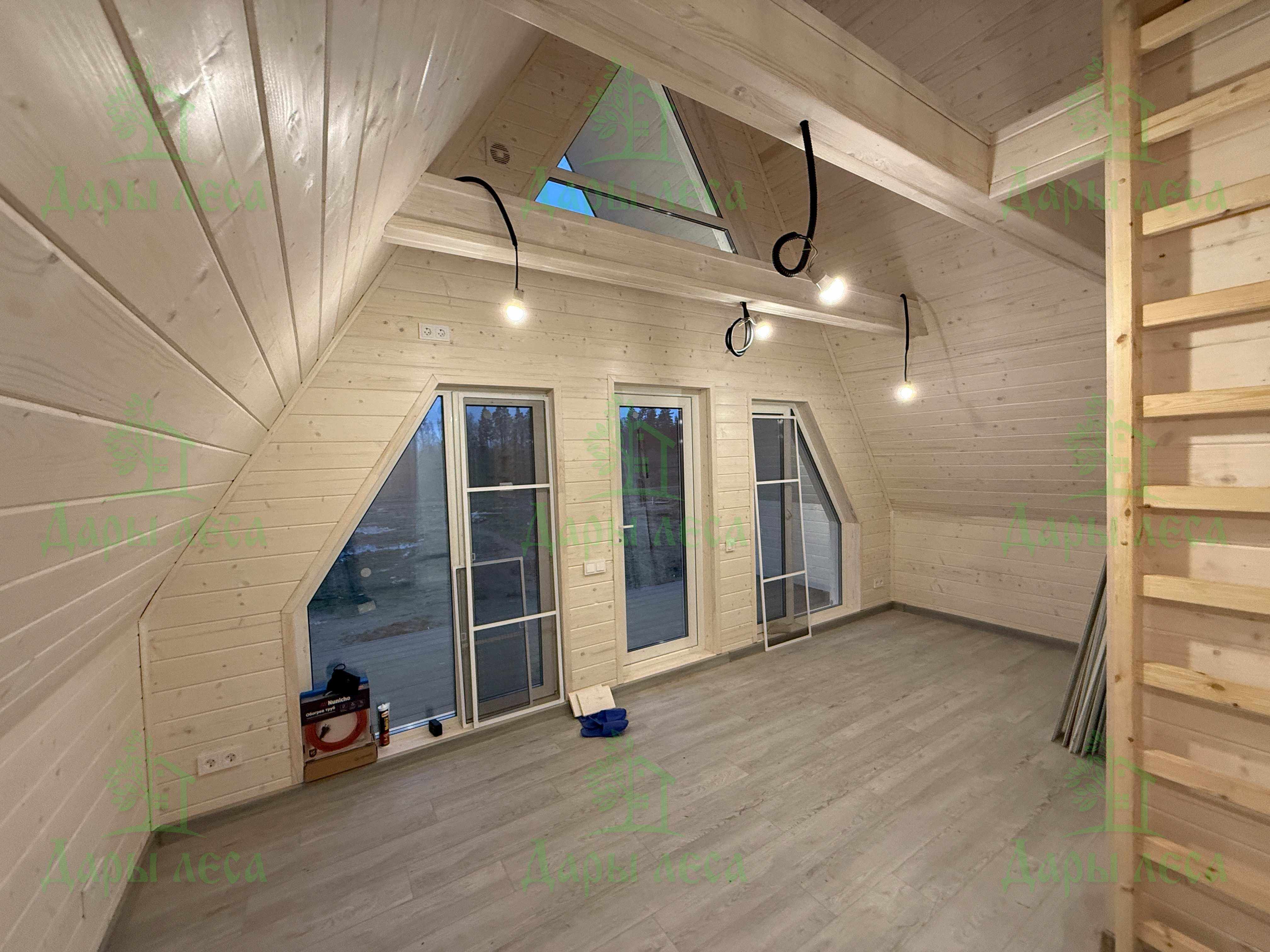 А-фрейм 6х8 под ключ