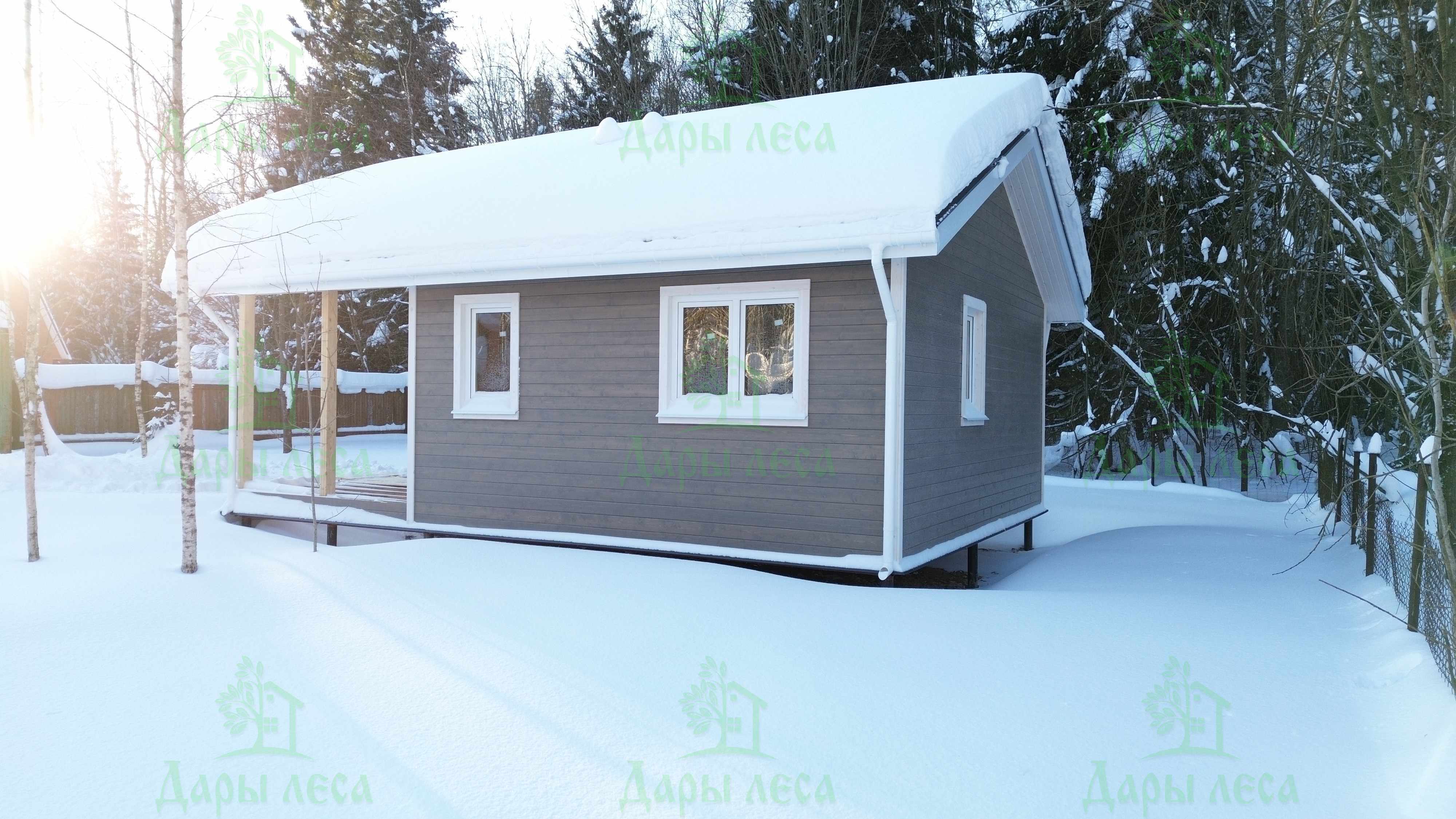 Мечта 6х6,7 в имитации бруса с покраской