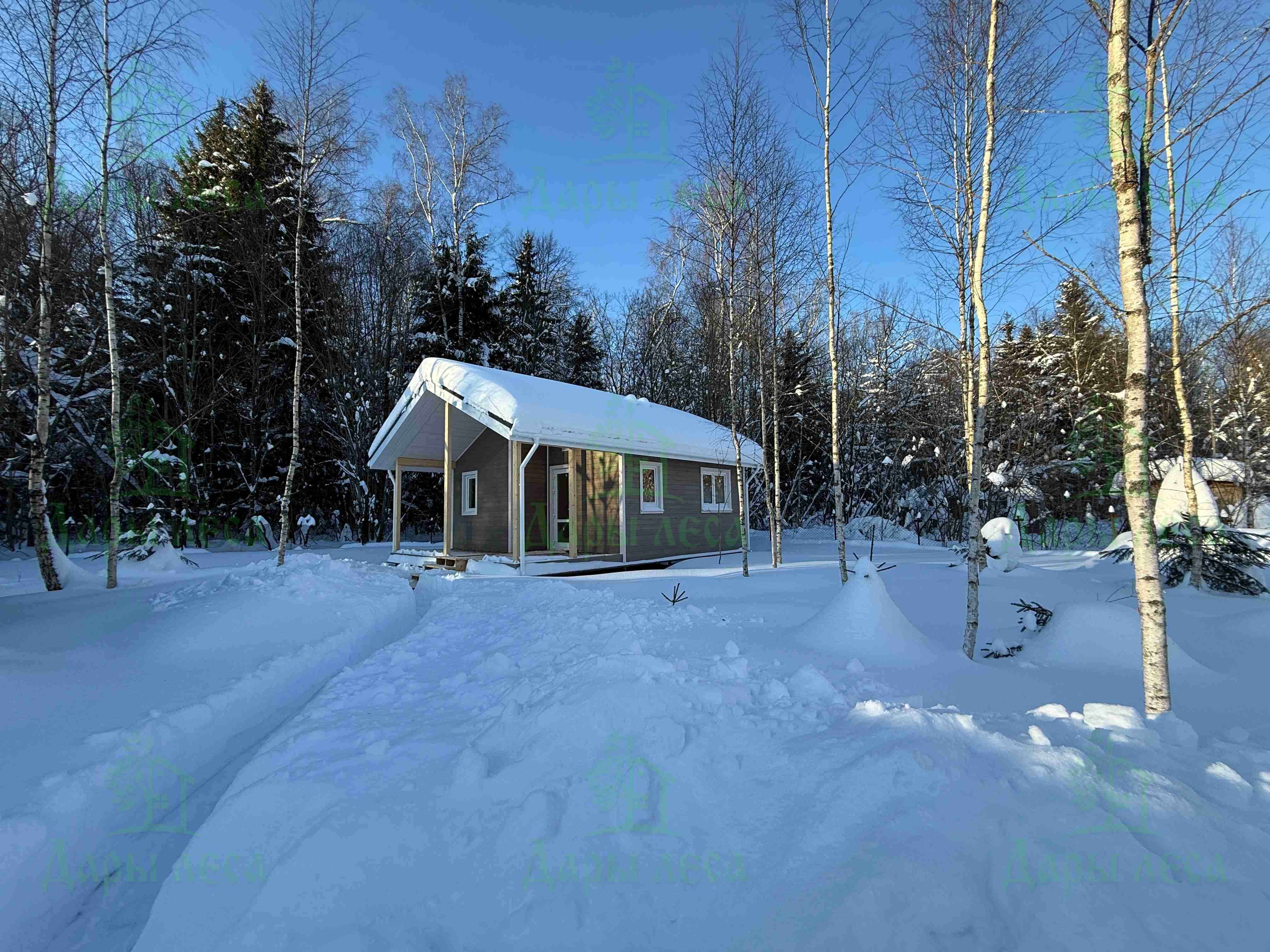 Мечта 6х6,7 в имитации бруса с покраской